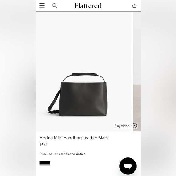 Flattered Handbags - Hedda Dark Brown Leather Midi Handbag